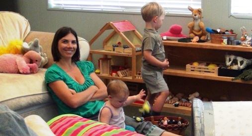 BEBA family attachment and early childhood trauma therapy in Ojai and Santa Barbara BEBA family engaging in play therapy at the Santa Barbara clinic